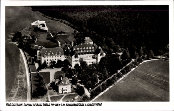 Ak Bad Dürrheim Baden Württemberg, Fliegeraufnahme