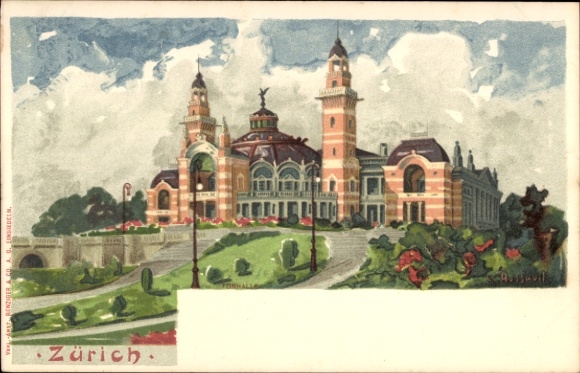Artysta lito Zurich Miasto Szwajcaria, Tonhalle