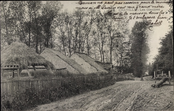 Ak Chaville Hauts de Seine, Les Glacieres