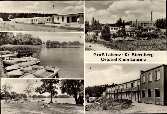 Postcard Klein Labenz Gross Labenz Warin in Mecklenburg, FDGB convalescent home Willi Schröder