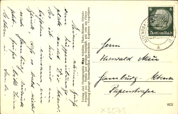 Postcard Altengrabow Möckern in Saxony Anhalt, command of the military training area