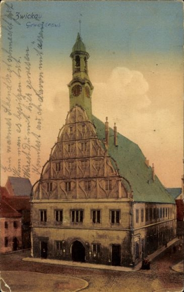 Ak Zwickau in Sachsen, Gewandhaus