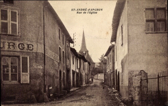 PC Apchon Cantal, St. Andre, Rue de l'Eglise
