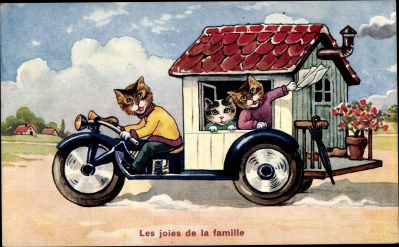 Ac koty podróżują, podróżują, Les joies de la famille