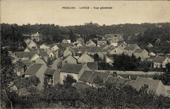 Ak Presles Val d'Oise, Larue, Gesamtansicht
