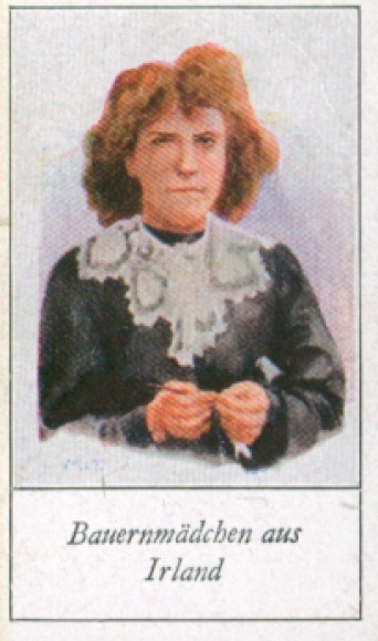 Collection picture The peoples of Europe, a contribution to racial science, 108 peasant girls from Ireland