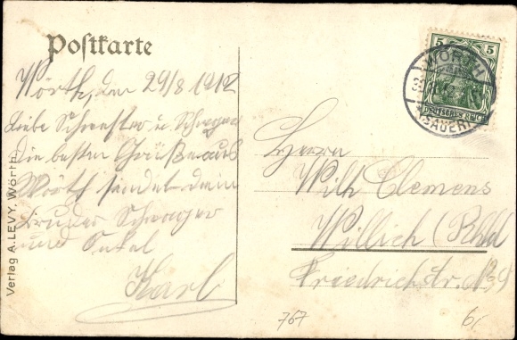KP artysty Wœrth Wörth nad Sauer Alsace Bas Rhin, bitwa 06 08 1870, niemiecki Frz. Wojna