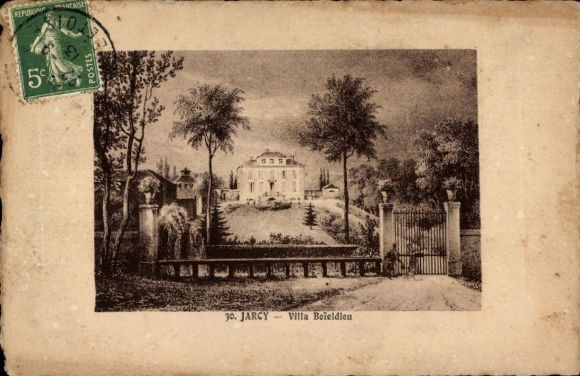 Ak Jarcy Essonne, Villa Boieldieu