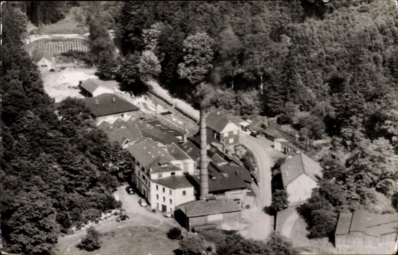 Postcard Burscheid in North Rhine-Westphalia, Colonia GmbH Feinlederfabrik