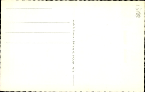 Artist Postcard Chaperon, Jean, secretary sitting on the knees of two men