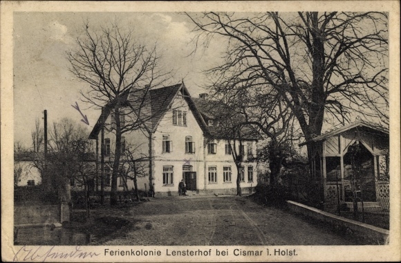 Postcard Cismar Grömitz in Holstein, holiday colony Lensterhof
