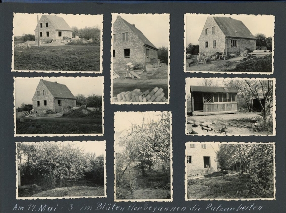 Photo Album Dierberg near Rheinsberg, 267 photos, house construction 1957 -1963, unique contemporary testimony