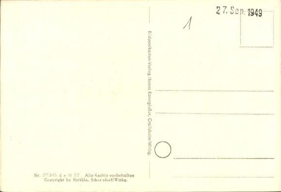 Postcard Breitbrunn Herrsching am Ammersee, aerial photograph