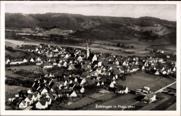Ak Entringen Ammerbuch in Baden Württemberg, luchtfoto