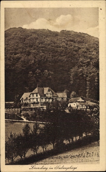 Postcard Bad Honnef am Rhein, Löwenburg