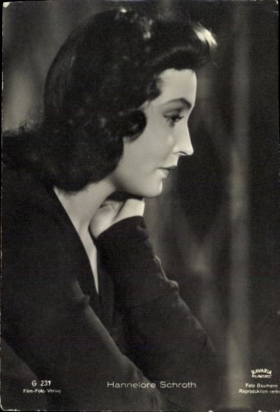 Ak-actrice Hannelore Schroth, profielweergave