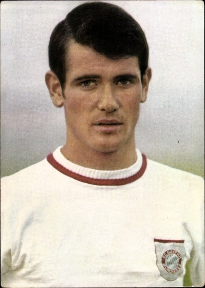 PC soccer player Rudolf Nafziger, FC Bavaria Munich, Aral collection picture