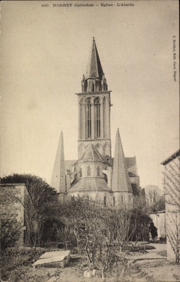 Ak Norrey en Bessin Calvados, Kirche