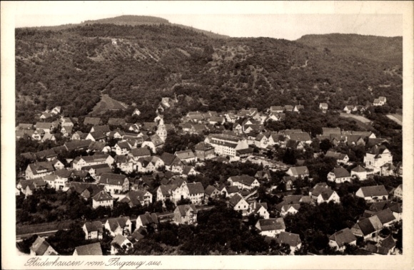 Ak Plüderhausen in Baden Württemberg, Fliegeraufnahme