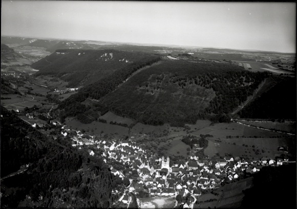 Photo Wiesensteig in Württemberg, aerial photograph