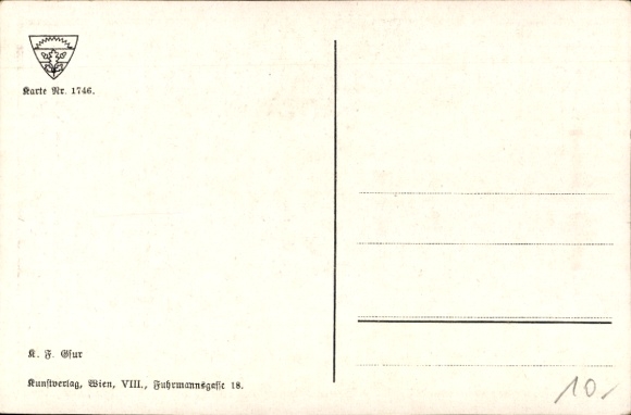 Artist Postcard South Tyrol, We want to be free, like our fathers were, German School Association No. 1746