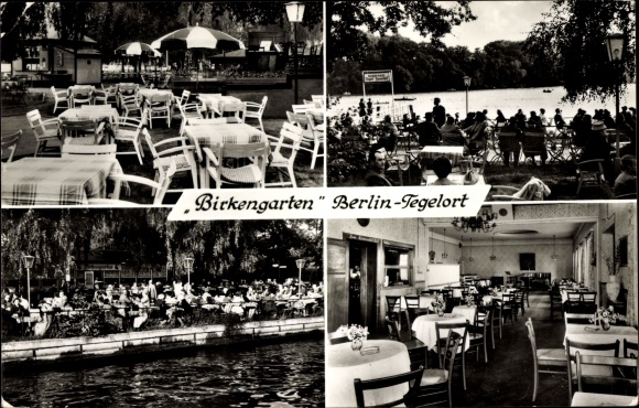 PC Berlin Reinickendorf Konradshöhe Tegelort, birch garden, terrace