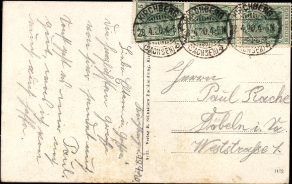 Postcard Kirchberg in Saxony, Borberganlagen