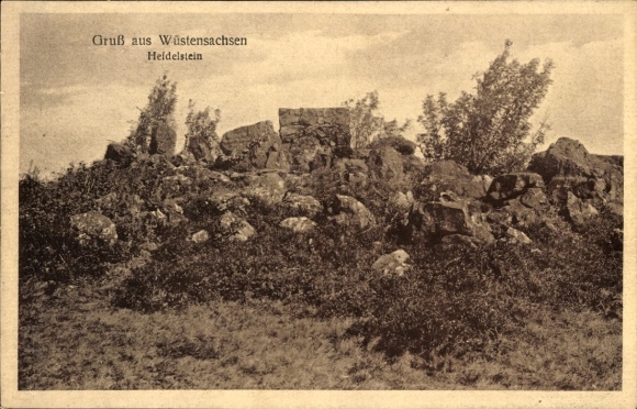 Ak Wüstensachsen Ehrenberg in de Rhön, Heidelstein