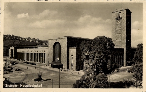 Ak Stuttgart am Neckar, Hauptbahnhof