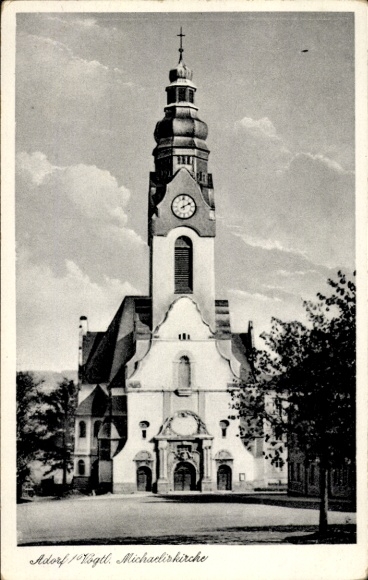 Ak Adorf im Vogtland, Michaeliskirche