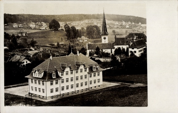 KP Köniz Kanton Bern Szwajcaria, inauguracja budynku szkoły 1923