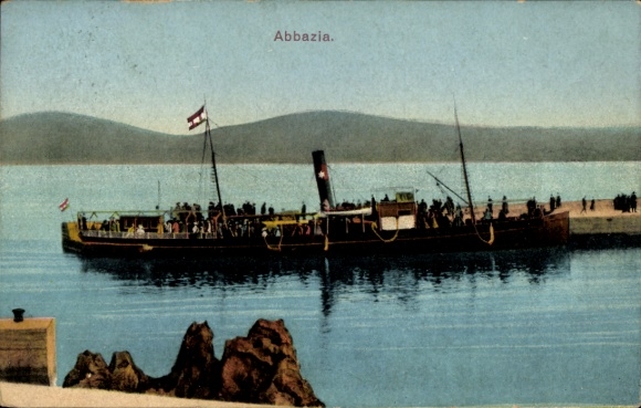 KP Opatija Abbazia Chorwacja, parowiec