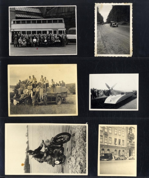 Photo album, motor sports, automobile, motorbike, motorboat, occasionally powered flight