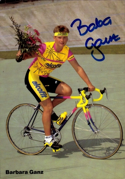 PC cyclist Barbara Ganz, autograph