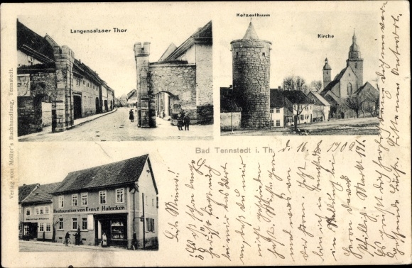 PC Bad Tennstedt in Thuringia, Langensalzaer Tor, restoration, heretic tower