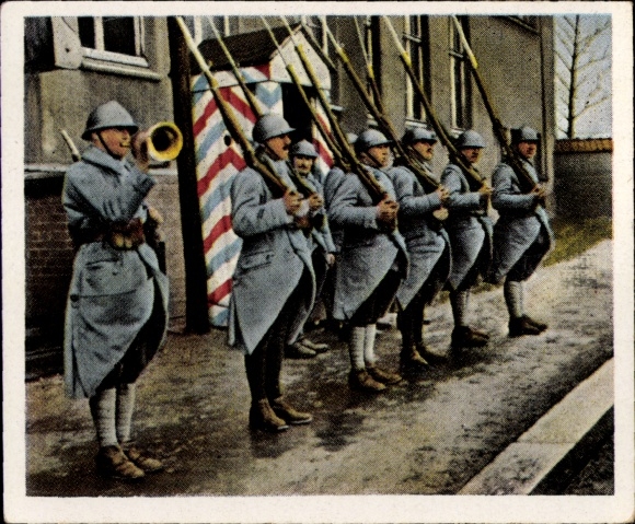 Collector's picture The post-war period No. 25 Jan. 1920 Versailles dictate, French guard force Katowice