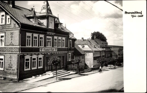 Postcard Oberweißbach in the Weißbachtal Thuringia, Central Café
