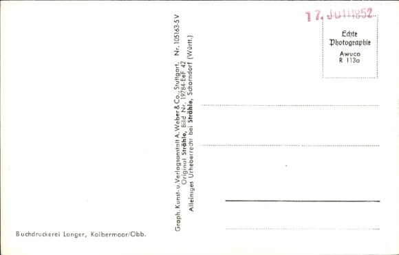 Postcard Kolbermoor in Upper Bavaria, general view