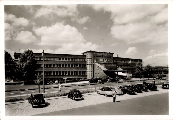 Postcard Hamburg Nord Fuhlsbüttel, Airport