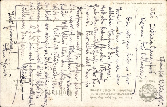 Song Postcard Now I&#39;m going to Brünnele, but don&#39;t drink, German School Association 368