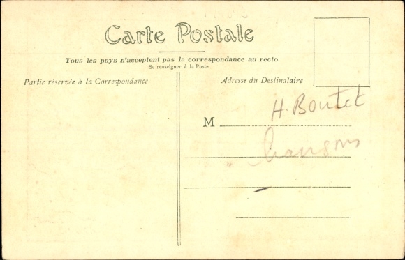 Song artist Postcard Boutet, Henri, I let my kite fly