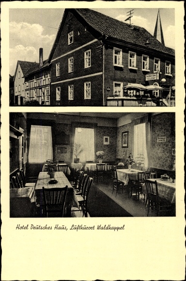 KP Waldkappel Hessen, Hotel Deutsches Haus, wł. W. Groskurth