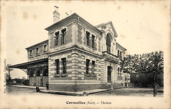 CPA Cormeilles Eure, Theater