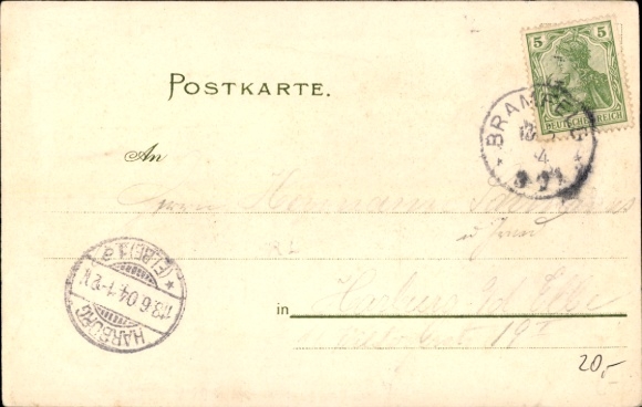Chromo-Litho Hamburg Wandsbek Bramfeld, Restaurant Seehof