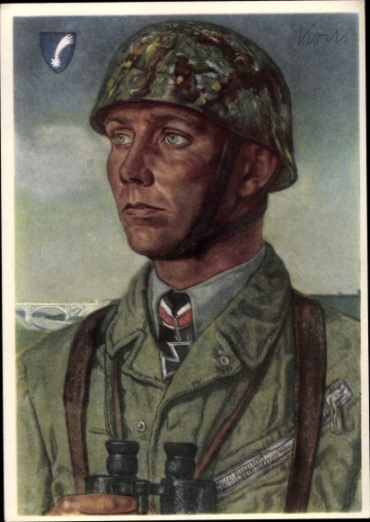 Artist PC Willrich, Wolfgang, Major Koch, paratroopers, VDA