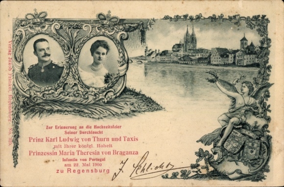 Picture PC Prince Karl Ludwig of Thurn and Taxis, Princess Maria Theresa of Braganza