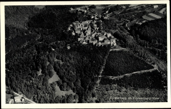 PC Fürstenberg Lichtenfels in northern Hesse, aerial photo