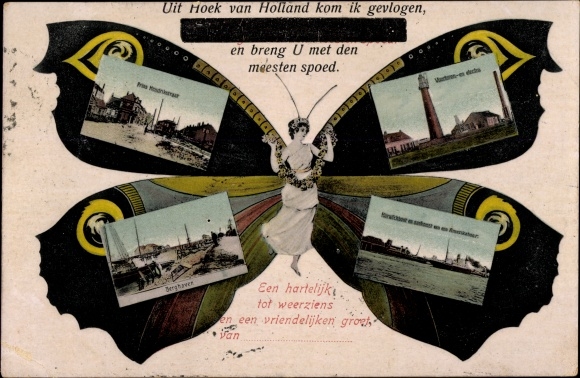 Butterfly PC Hoek van Holland Rotterdam Holandia Południowa Holandia, Vuurtoren, Haven