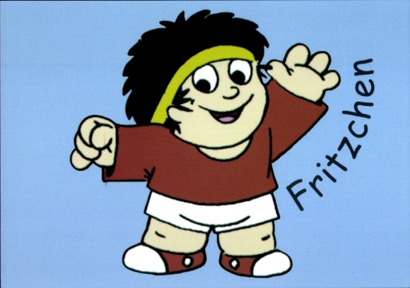 Postcard Mainzelmännchen, Fritzchen