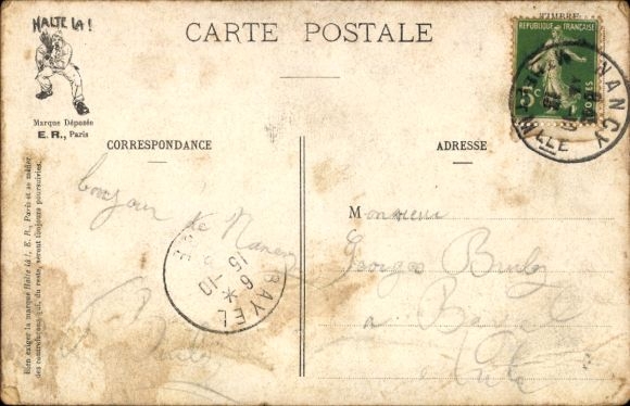 Song Postcard Soldiers are awakened, trumpeters, soldier's life